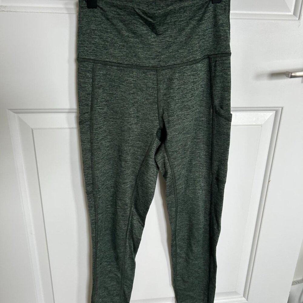 Aerie by American Eagle Stylish Olive green offline warmup high waisted legging